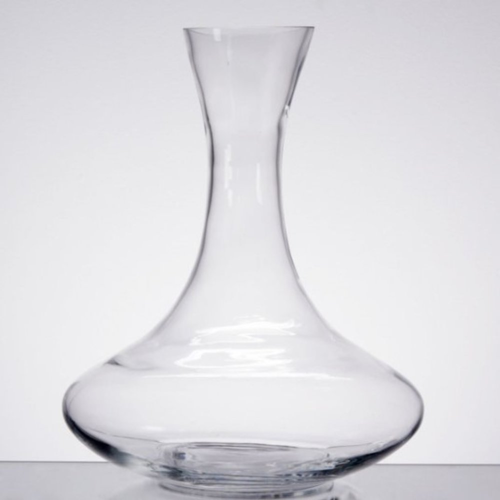 NWOT Hand-Blown Glass Wine Decanter & Drying Stand